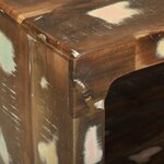 vidaXL Table basse 50x50x35 cm en bois de récupération