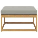 vidaXL Pouf d'Extérieur Polyester Blanc