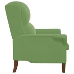 vidaXL fauteuil Vert clair 76 x 94 x 102 cm Velours