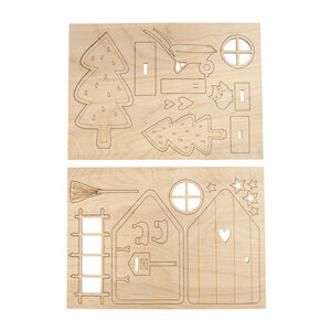 Porte en bois Lutin Tomte FSC Mix Credit - Nature