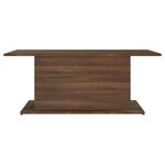 vidaXL Table basse chêne marron 102x55 5x40 cm bois d'ingénierie
