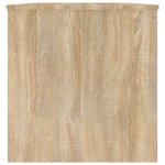 vidaXL Table basse chêne sonoma 102x50x52 5 cm bois d'ingénierie