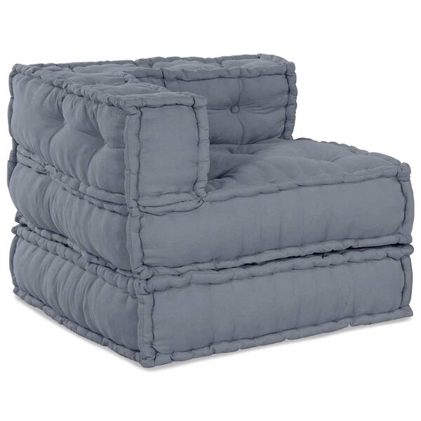 vidaXL Coussin Gris 70 x 70 x 54 cm Polyester