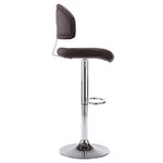 vidaXL Tabourets de bar lot de 2 marron similicuir