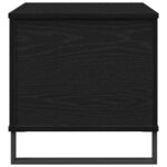 vidaXL Table Basse Chêne noir 60 x 44.5 x 45 cm Bois d'ingénierie