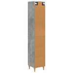 vidaXL Ensemble de Meubles 2 Pièces Gris béton Bois d'ingénierie