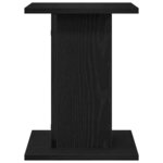 vidaXL Support de Plante 2 Pièces Chêne noir 30 x 30 x 40 cm
