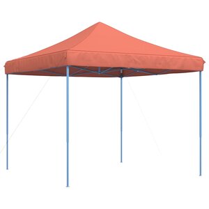 vidaXL Tente réception pliable escamotable terre cuite 292x292x315 cm
