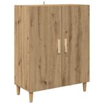 vidaXL Haut Armoire Montage mural chêne artisanal 69 5 x 34 x 180 cm