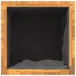 vidaXL Jardinière 45x45x45 cm bois massif d'acacia