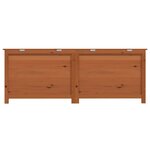 vidaXL Boîte à coussins d'extérieur Marron 150x50x56 cm Sapin massif