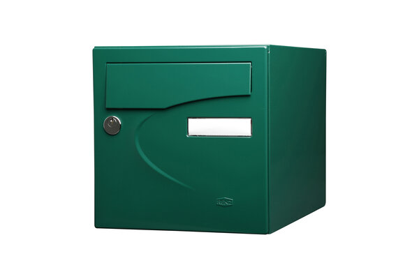 Boîte aux lettres normalisée Préférence 1 Porte - Acier vert -  RENZ