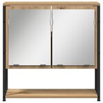 vidaXL Ensemble de meubles de salle de bain 3 pièces en chêne artisanal en bois d'ingénierie