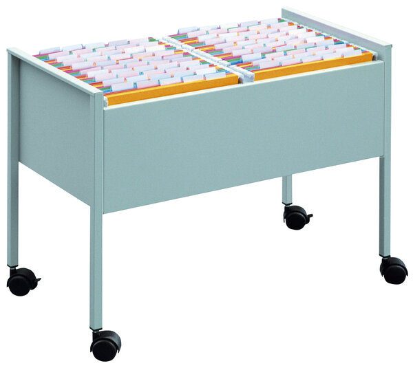 Chariot pour dossiers suspendus Economy 100 DUO gris