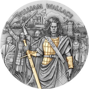 Monnaie WILLIAM WALLACE Legendary Warriors 2 Oz Argent 2$ Niue 2026