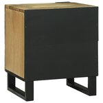 vidaXL Cabinets de Chevet 2 Pièces 40x33.5x46 cm Bois Massif de Manguier