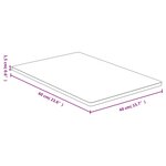 vidaXL Dessus de table 40x60x1 5 cm bambou