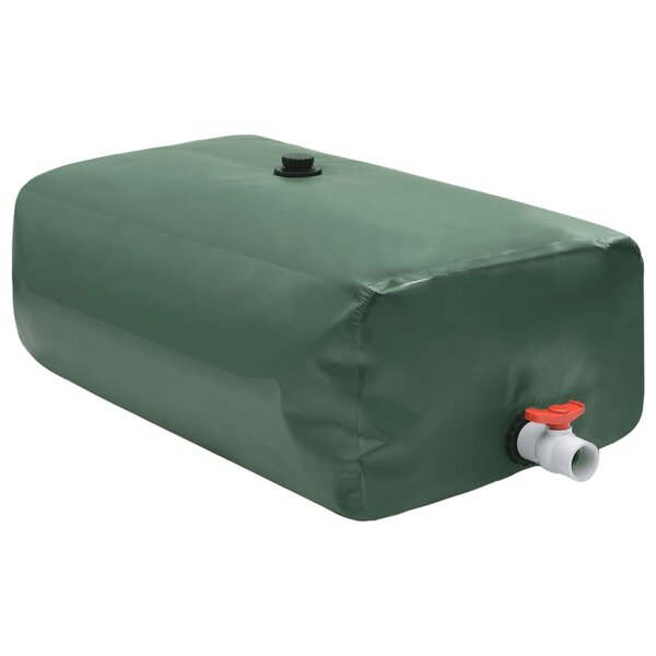 vidaXL Réservoir d'eau avec robinet pliable 1500 L PVC