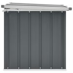 vidaXL Boîte de rangement de jardin Gris 129x67x65 cm