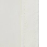 Livin'outdoor Tissu d'ombrage Como Polyester Carré 5x5 m Blanc