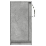 vidaXL Buffet avec LED gris béton 42 5x34x85 cm bois d'ingénierie