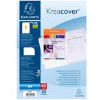 Porte vues 60V PP 0,8mm Krea Cover Blanc EXACOMPTA