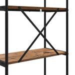 vidaXL Étagère Bois ancien 80 x 30 x 183 cm Bois d'ingénierie