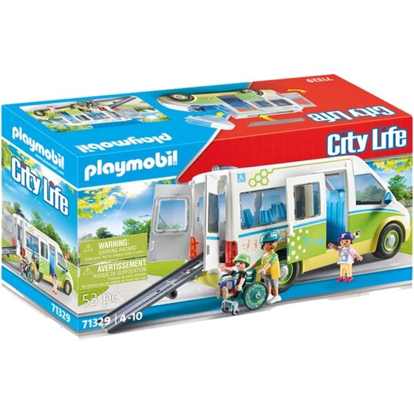 PLAYMOBIL 71329 - City Life - Bus scolaire