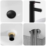 vidaXL Meuble de lavabo mural Gris béton 49 x 44 5 x 65 5 cm