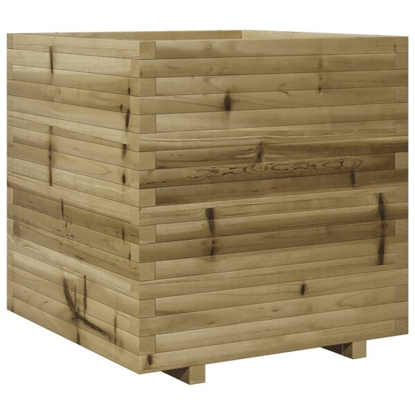 vidaXL Jardinière 70x70x72 cm bois de pin imprégné