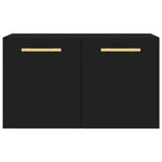 vidaXL Armoire murale Noir 60x36 5x35 cm Bois d'ingénierie
