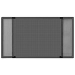 vidaXL Moustiquaire extensible pour fenêtres Anthracite (100-193)x75cm