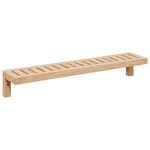 Etagère murale vidaXL 62x10x12 5 cm en bois massif noyer