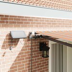 vidaXL Auvent Rétractable Multicolore 400 × 300 cm tissu