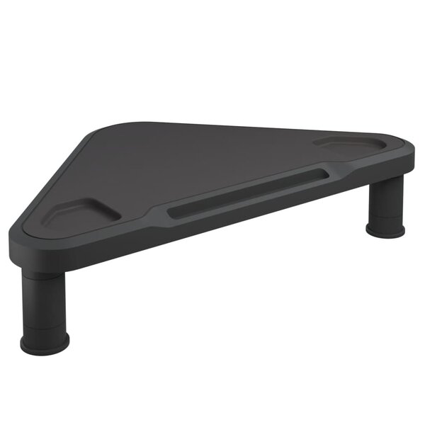 vidaXL Support de moniteur d'angle Noir 49x28x10 5 cm