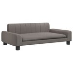 vidaXL Canapé pour enfants taupe 90x53x30 cm tissu