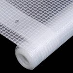 vidaXL Bâches Leno 2 Pièces 260 g/m² 3x5 m Blanc