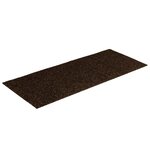 vidaXL Tapis d'escalier autocollants 30 pièces 60 x 25 cm Marron Rectangulaire