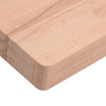 vidaXL Dessus de table 100x50x4 cm rectangulaire bois massif de hêtre