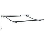 vidaXL Cadre d'auvent Anthracite 2 5 x 2 m Métal