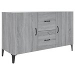 vidaXL Buffet sonoma gris 100x36x60 cm bois d'ingénierie