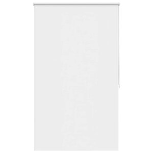 vidaXL Store enrouleur occultant 104 4 x 175 cm  largeur du tissu 100 cm  blanc
