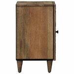 vidaXL Armoire de salle de bain avec stockage Marron 38 x 33 5 x 58 cm