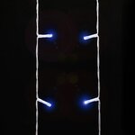 vidaXL Guirlande de sapin de Noël 320 LED bleu 375 cm