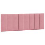 vidaXL Cadre de lit sans matelas rose 140x190 cm velours