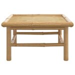 vidaXL Table de jardin 65x55x30 cm bambou
