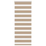 vidaXL Store zèbre marron sable largeur du tissu 60 9 cm polyester