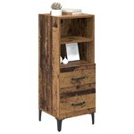 vidaXL Buffet Bois ancien 34 x 34 5 x 90 cm Bois d'ingénierie