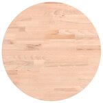 vidaXL Dessus de table Ø40x2 5 cm rond bois massif de hêtre