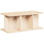 vidaXL Table basse Naturel 80 x 39 5 x 33 5 cm Bois massif en pin